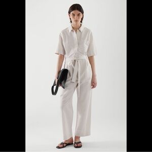 COS Cream Linen Jumpsuit (NEW)